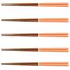 Chopstick 5 Dinner November Birthstone Chopsticks Made In Japan Set, Pairs, Wooden, Standard, (Topaz), 23cm,