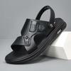 Fashion Sandals Men Summer Comfortable Adult Men's Casual Slippers Beach Shoes For Men Non-slip Open-toe Sandals Male
