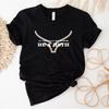En un Mundo Lleno de Princesas Sé Una Beth Camisetas Boho Calavera de Vaca Howdy Camiseta Camisetas del Salvaje Oeste Yellowstone Dutton Ranch Tops