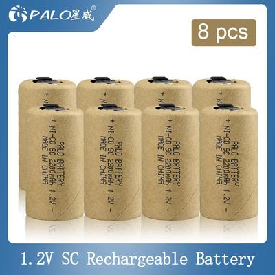 1,2V SC Akku 2200mAh Sub C NiCd Akku mit Lötfahne Elektrowerkzeug NiCd SUBC Akkus Bohrmaschine Schraubendreher