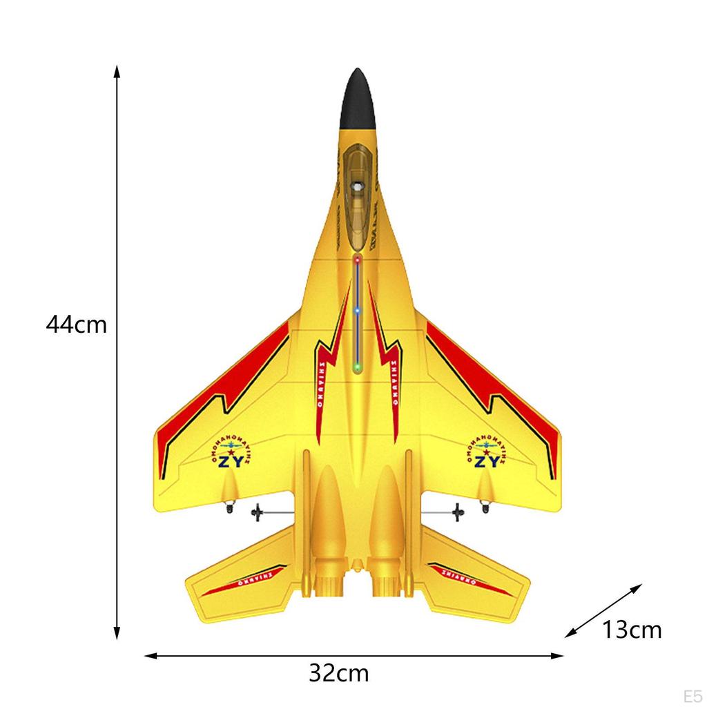 Drone RC Glider, Outdoor Flying Toys, Ready to Go, Plane with LED Lights, Airplane for Adults