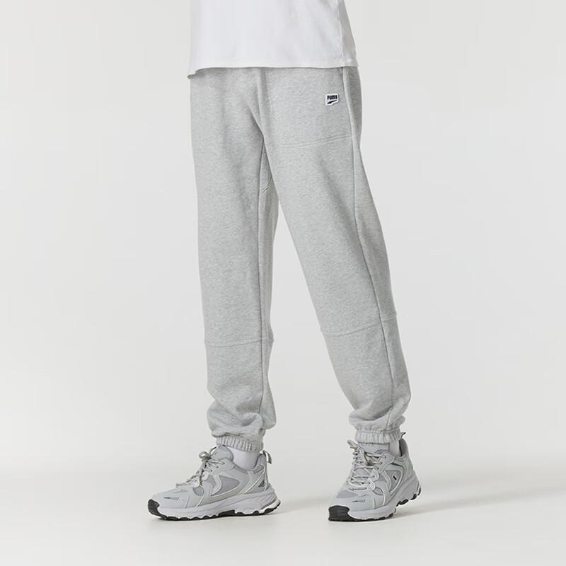 Puma Comfortable Breathable Fashion Casual Pants Unisex Bottoms Gray 629305-04