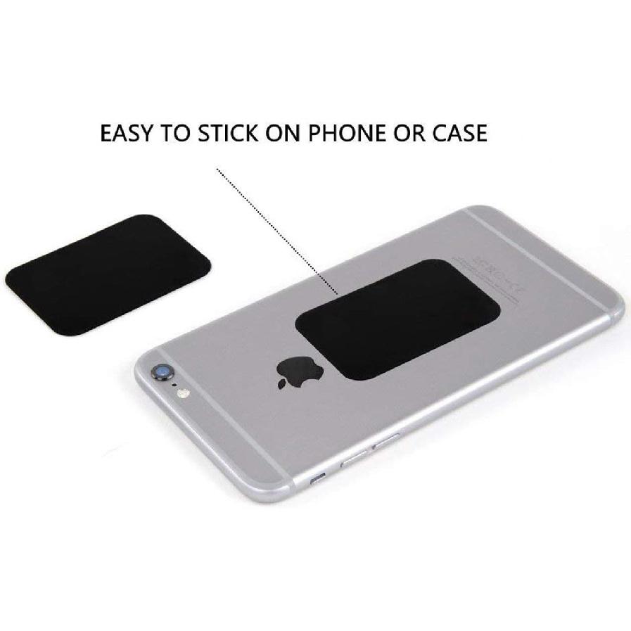 Best Tek Mount Metal Plate, Phone Magnet Sticker, Metal Plate for Magnetic Mount 8 Pack