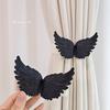 Dream Angel Wing Curtain Tiebacks, Creative Home Decor, Light Luxury Bedroom Living Room Curtains Accessories, 2pcs Set