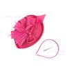 European and American brides imitation hemp yarn head flower racing horse festival ball retro feather headdress dinner dress cheongsam accessories