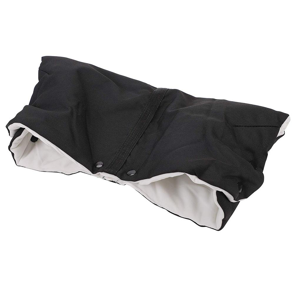 Universal Winter Warm Stroller Gloves Wind and Waterproof Newborn Baby Push Chair Glove Baby Stroller Accessories чёрный