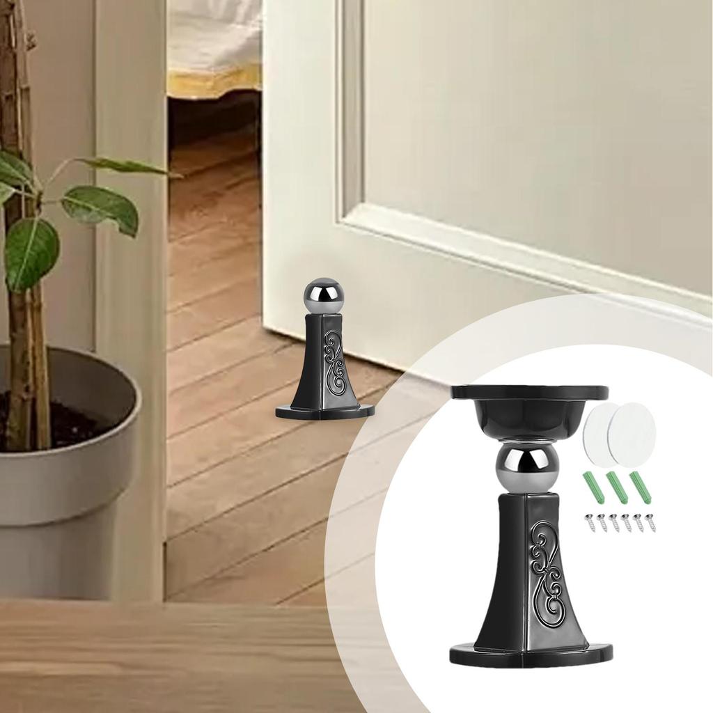 Magnetic Door Stop Adhesive Ground Catch Wall Protector Heavy Duty Door Stops For Garage Apartment Hotel Kitchen Living Room