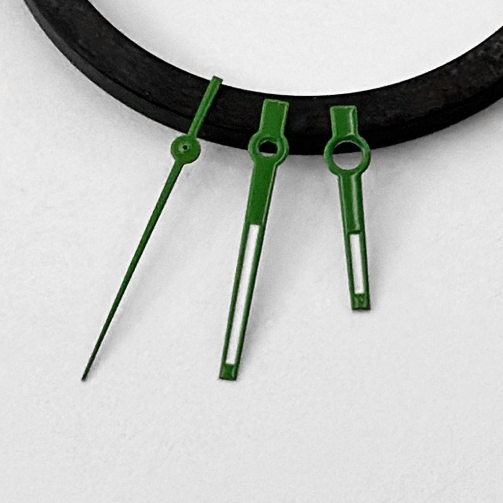 NH35 Hands Silver Gold Blue Green Purple Orange Red Watch Hands Green Luminous For NH35/NH36/4R/7S Movement Watches Pointers