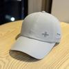 New Letter Embroidery Summer Thin Sunshade Soft Top Baseball Cap Showing Face Small Men and Women Versatile Wide Brim Tide
