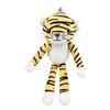 Adorable Plush Tiger Doll Long-legged Yellow Tiger Stuffed Animal Toy Cute White Tiger