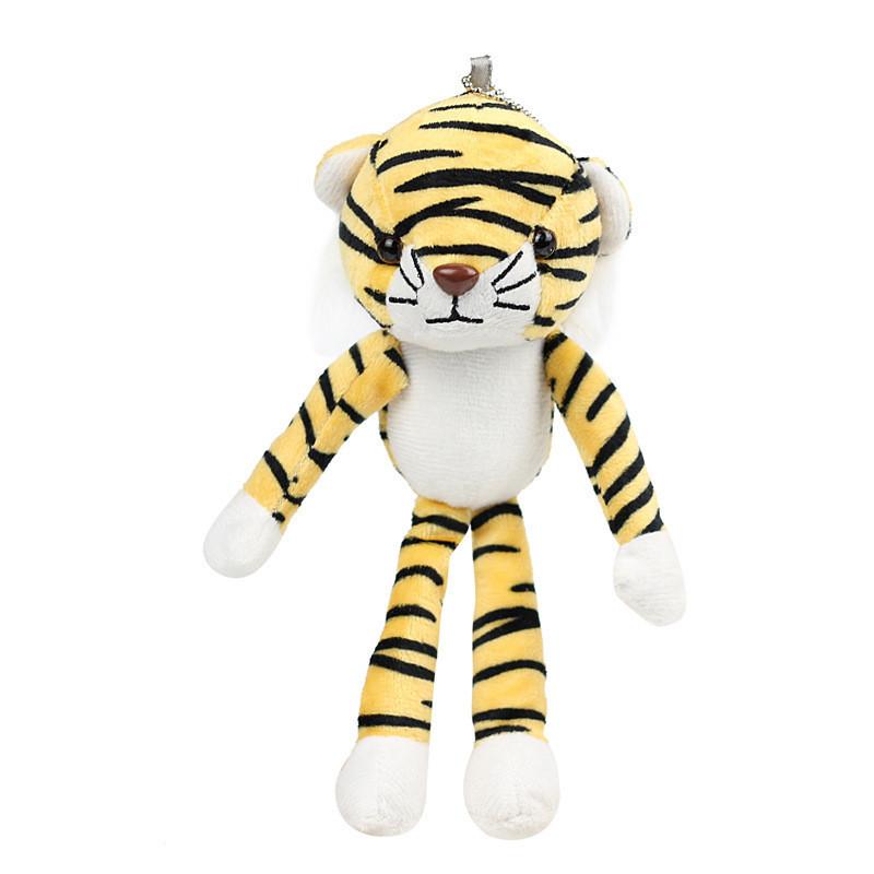 Adorable Plush Tiger Doll Long-legged Yellow Tiger Stuffed Animal Toy Cute White Tiger