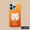 Game GI Klee Mobile Phone Case for iPhone 17 16 15 14 13 12 11 Air Pro Max Plus Magsafe Silver Plating Colorful Cover Cellphones