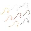 50-200Pcs Stainless Steel Earrings Clasps Hooks Hypoallergenic Ear Hook Earring Fish Hooks For Handmade Jewelry Earwire Findings