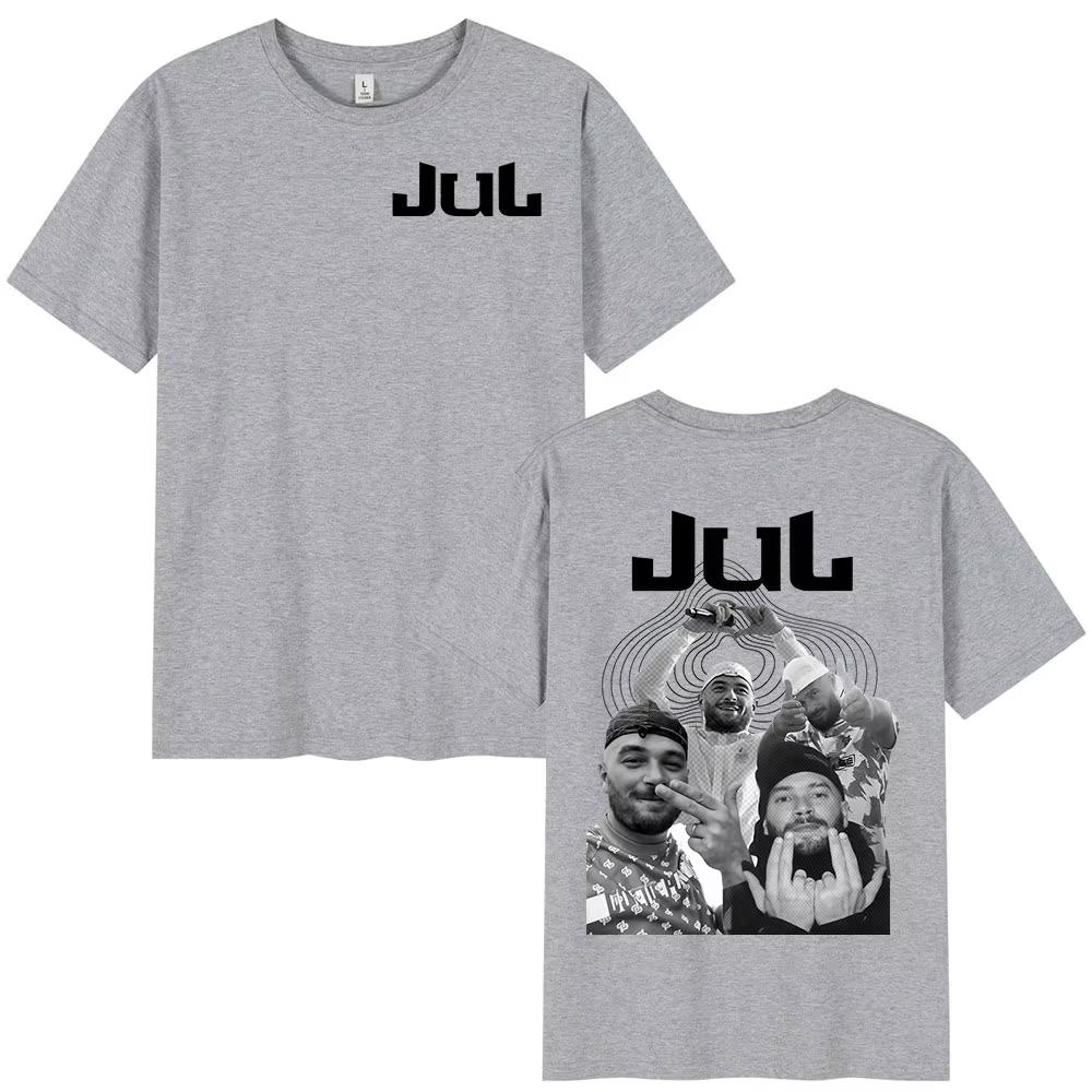 

Rapper Jul Alubm Graphic T-shirt Men Women Clothing Fashion Hip Hop T-shirts Casual Male Cotton Short Sleeves T Shirt Streetwear 4XL