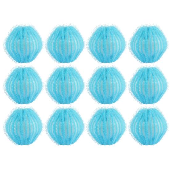 12Pcs Anti-Hair Washing Machine Ball, Hair Catcher Washing Machine, Anti Hair Washing Machine, Reusable Hair Catcher Washing Machine for Clothes, A