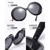 Oversized Round Big Frame Sunglasses Women Men Luxury Designer Vintage Punk Pink Shades Sun Glasses