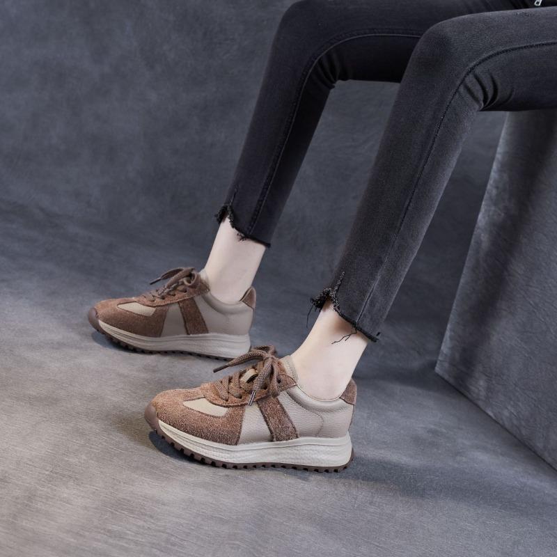 

Ретро повседневные спортивные туфли Gump модные кроссовки 40 коричневый