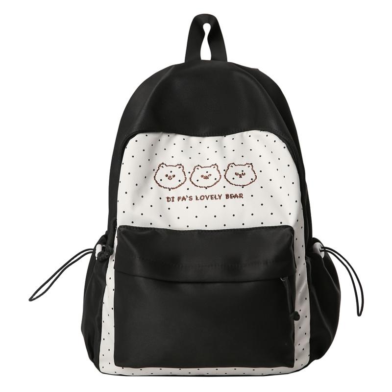 

Student Schoolbag Color Block Women s Backpack College Style Backpack Small