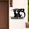 Personalized Pet Metal Wall Art, Veterinarian Gift Sign Home Decor, Custom Dog Name Tin Sign
