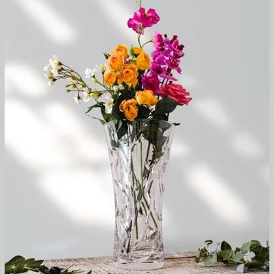 Vaseed F084 Unzerbrechliche Polycarbonat-Blumenvase, 30 cm hoch