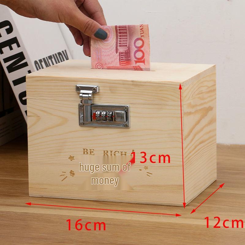 Retro Abschließbare Spardose mit Zahlenschloss - Kreatives Geschenk für Kinder