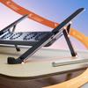 Portable Multiple Angled Laptop Coolers Silents Cooling Fan Foldable Tablets Holder For 10-17inch Devices