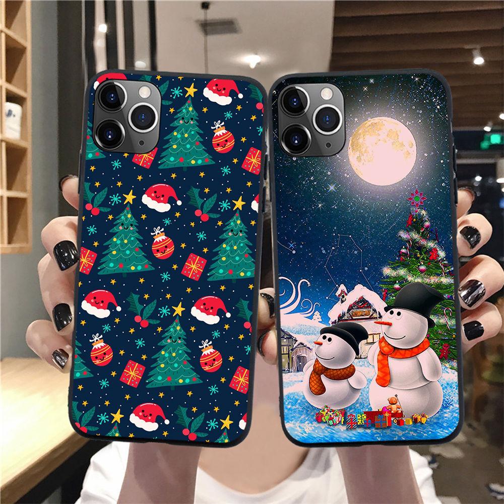 

Мягкий чехол для телефона «С Рождеством» для iPhone 11, 12, 13, 14, 15 Pro Max mini X XS 6, 6S, 7, 8 Plus SE, 2020, новогодний чехол