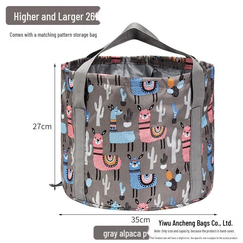 Portable Foldable Foot Bath with Insulated, Multifunctional Foot Soak Bag for Travel and Dormitory Use