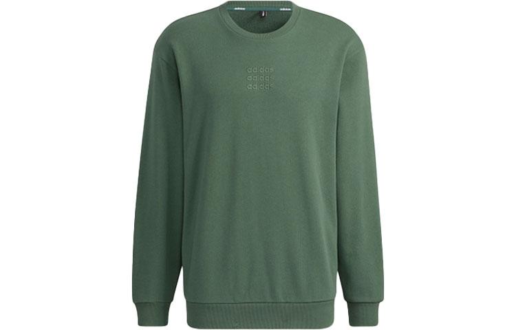 Adidas Neo Sweatshirts Men s Green Crew Neck Moderate Other H14215 L