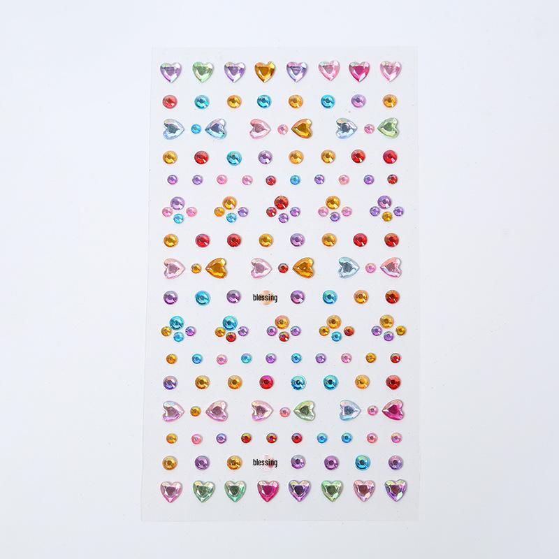 Custom Diamond Princess Gem Stickers for Kids