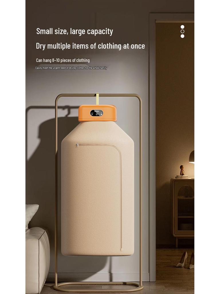 Portable High-Temp UV Clothes Dryer for Quick, Deep Mite Removal in Dorms