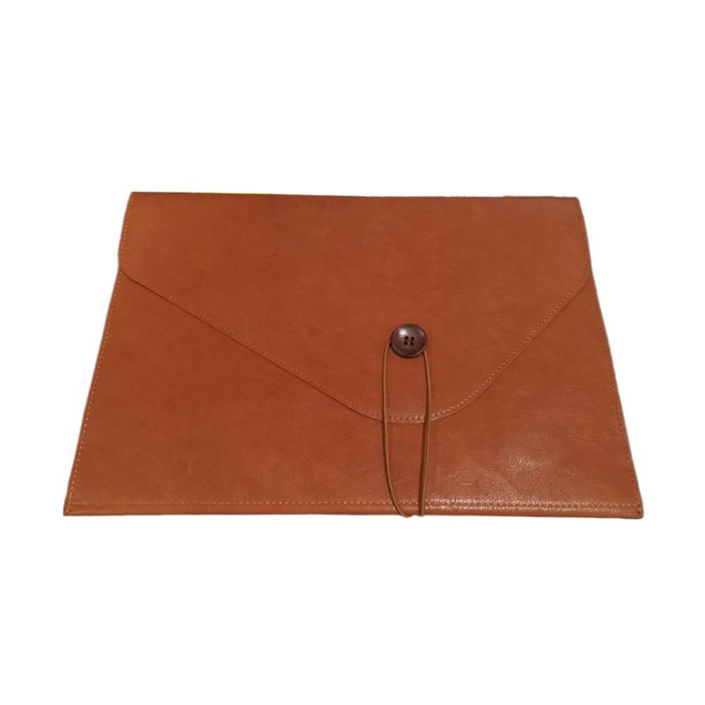 Business File Folder Waterproof Document Handbag Notebook Case Leather A4 Document Bag  Office