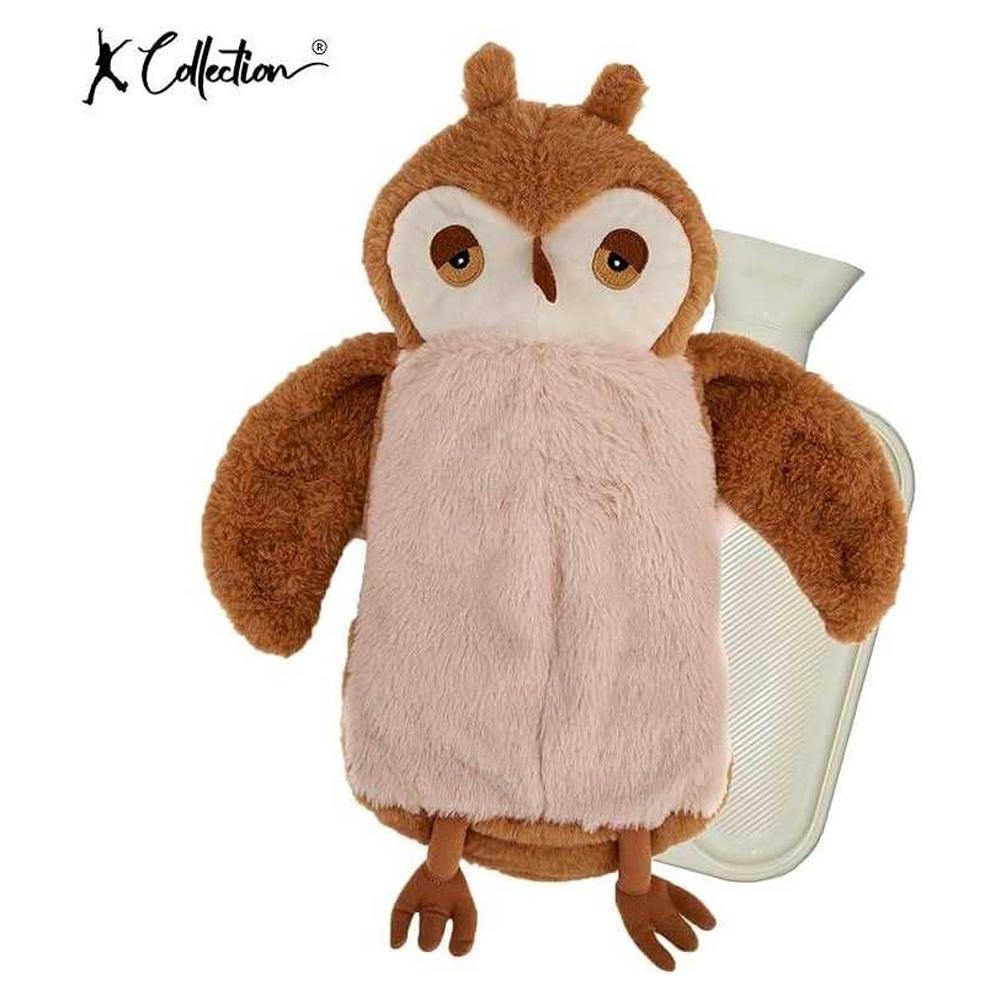 K Collection Owl 3D 750ml Hot Water Bottle And Cover