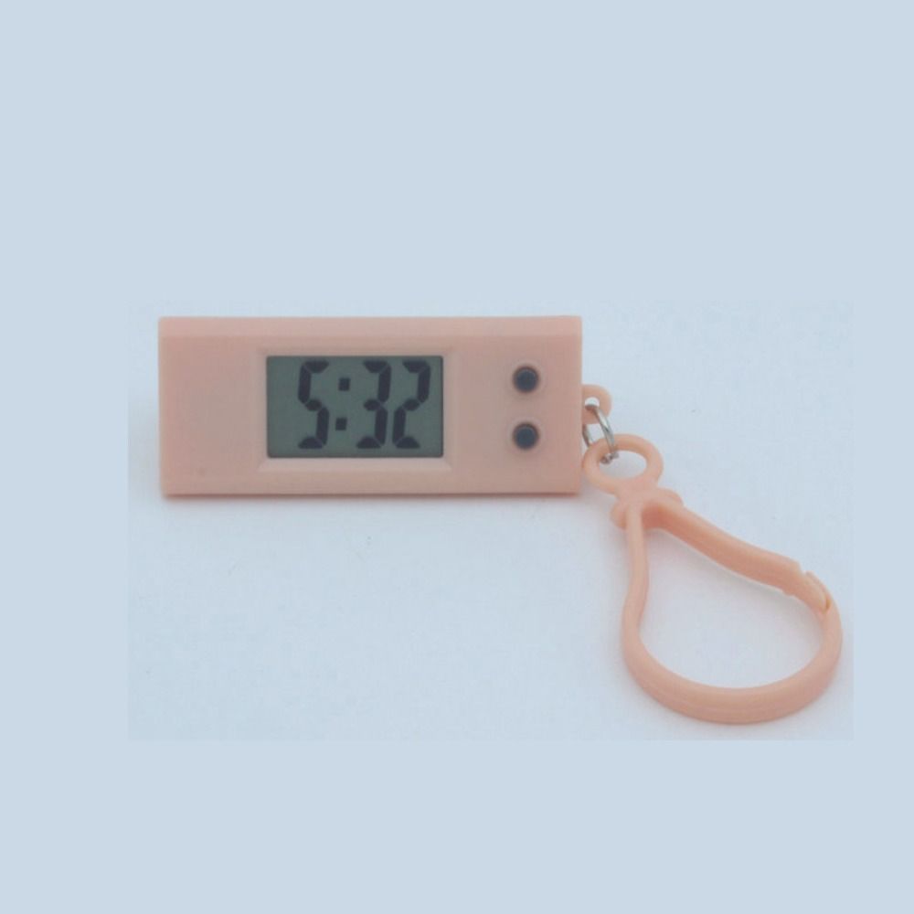 Elektronické mini elektronické hodiny Studentské závěsné Keychain Nové hodinky ve tvaru trojúhelníku