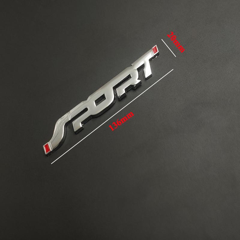 lczbn5 3D Metal Logo Ford Emblem Car Fender Trunk Badge For Ford Explorer Bronco Mondeo Fusion Edge Fiesta Sport Sticker Accessories