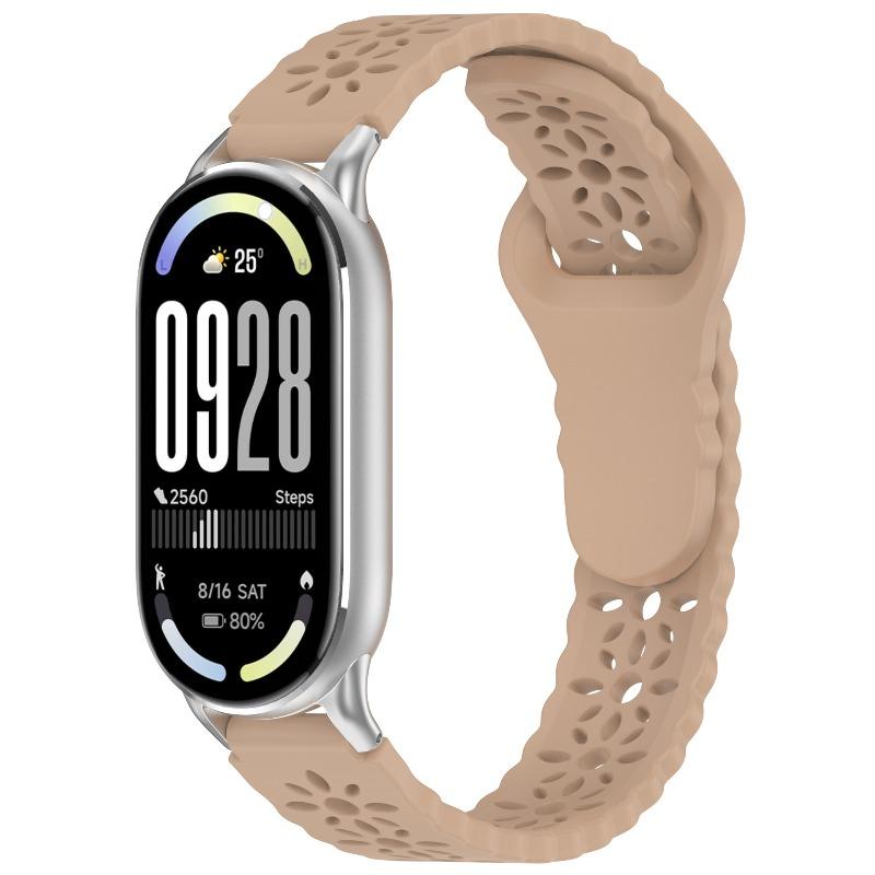 Silicone Strap for Xiaomi Mi Band 10 9 8 NFC Sport Rubber Bracelet Wristband Correa Xiaomi Smart Band 8 9 10 NFC Accessories