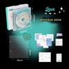 MINKYS Retro CD Kpop Photocards Collect Book Binder A7 Notebook Cover Diary Agenda Planner Stationery