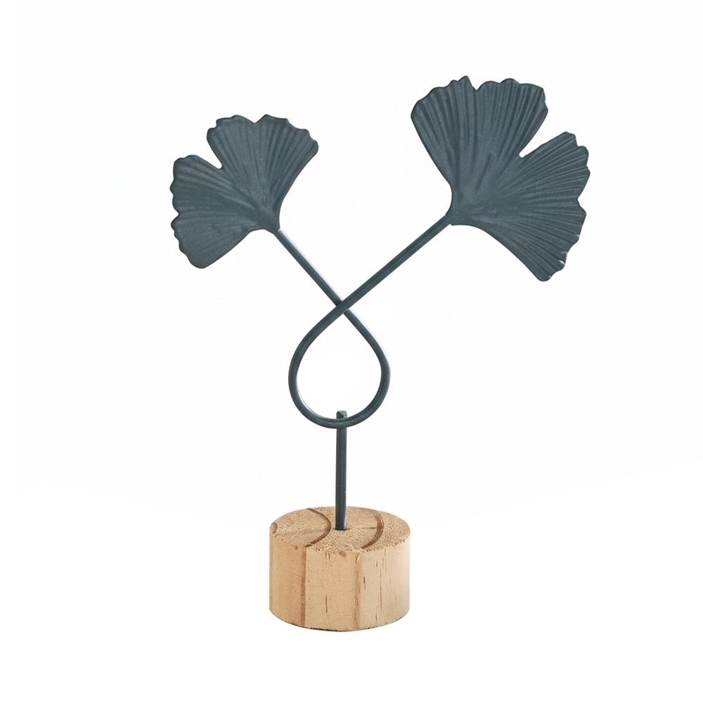 Wood Base Decorative Handicraft Metal Ironwork Desktop Ornament  Home Decoration