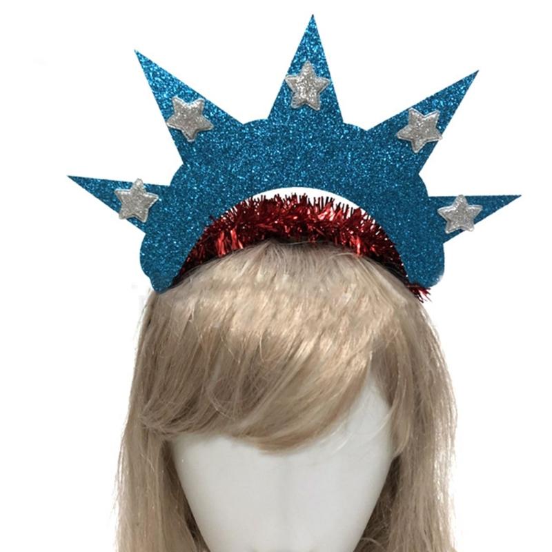 Independence Day Headband HaloCrown Statue Of Liberty Crowns Headband 4th Of July Headband Statue Of Liberty Headband