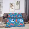 Warm Soft Blanket Picnic Finny the Shark Confetti Birthday Throw Blanket Super Simples Flannel Bedspread For Sofa Bed Cover