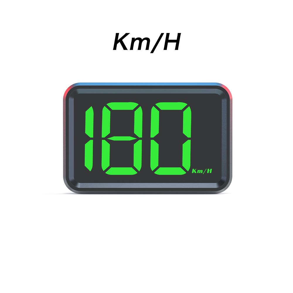 ZQKJ X1 Auto Digital Speedometer GPS HUD Gauges Head Up Display Car Universal Big Font Speed Meter Electronics Accessories
