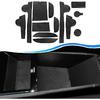 SXCY For 2025 Kicks Door Slot Mats For 2025 2026 Nissan Kicks Accessories 2025 2026 Nissan Kicks Cup Holder Erts Liner Cupholder Console Erts Liner