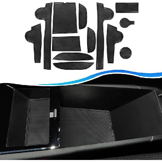 SXCY For 2025 Kicks Door Slot Mats For 2025 2026 Nissan Kicks Accessories 2025 2026 Nissan Kicks Cup Holder Erts Liner Cupholder Console Erts Liner
