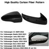 Side Mirror Cover Caps for Volkswagen Golf 6 GTI 7 MK7 R for MK6 Scirocco (Carbon Look) Passat B7 B8 Polo 6R 6C MK5 PLUS