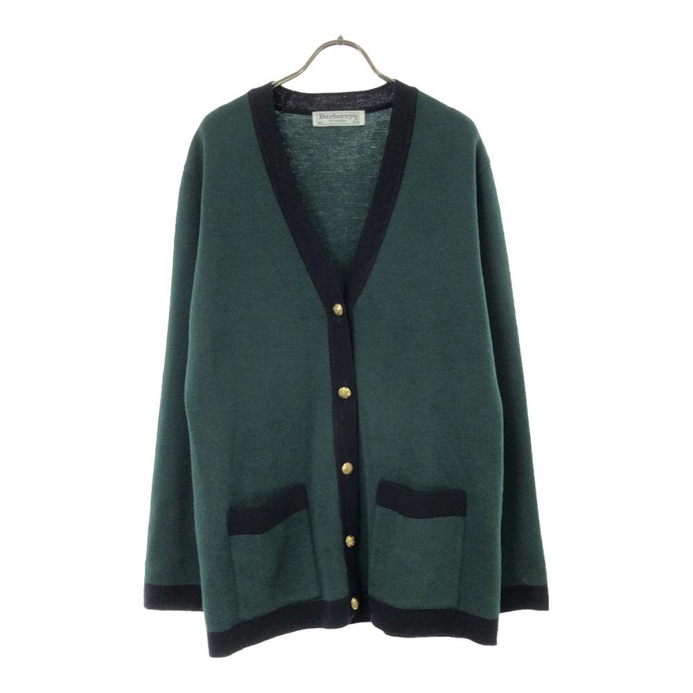 

Burberrys 90-х годов шерстяной кардиган с длинным рукавом и V-образным вырезом 38 Б/у для пожилых женщин