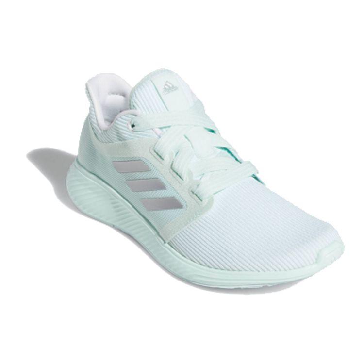 Adidas Edge Lux 3 Round Toe Lace-Up Slip-Resistant Durable Low-Top Running Shoes Women Sneaker Green BB9164