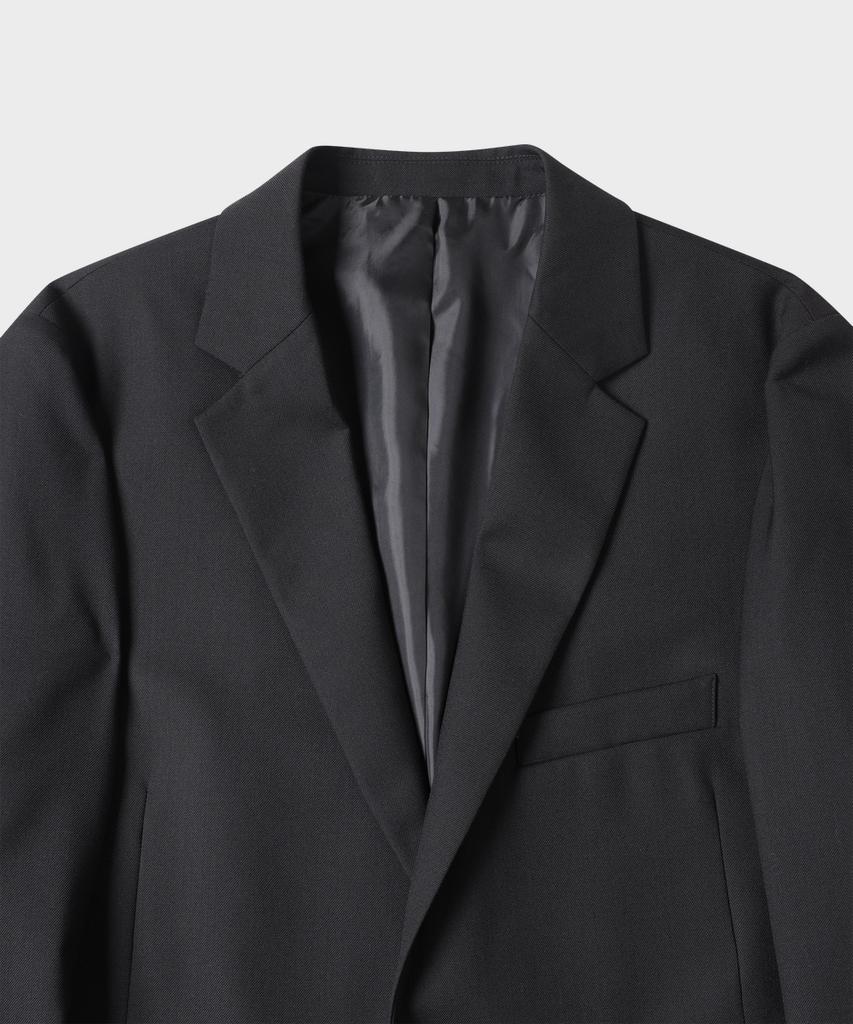 TAILDERN Caine Wool Tailored Jacket Black