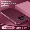 PU Leather Magnetic Wireless Charging Case For Magsafe Xiaomi Poco C75 C85X C81 M7 Plus M8 X8 X7 F5 F6 F7 F8 F9 Pro Max Ultra