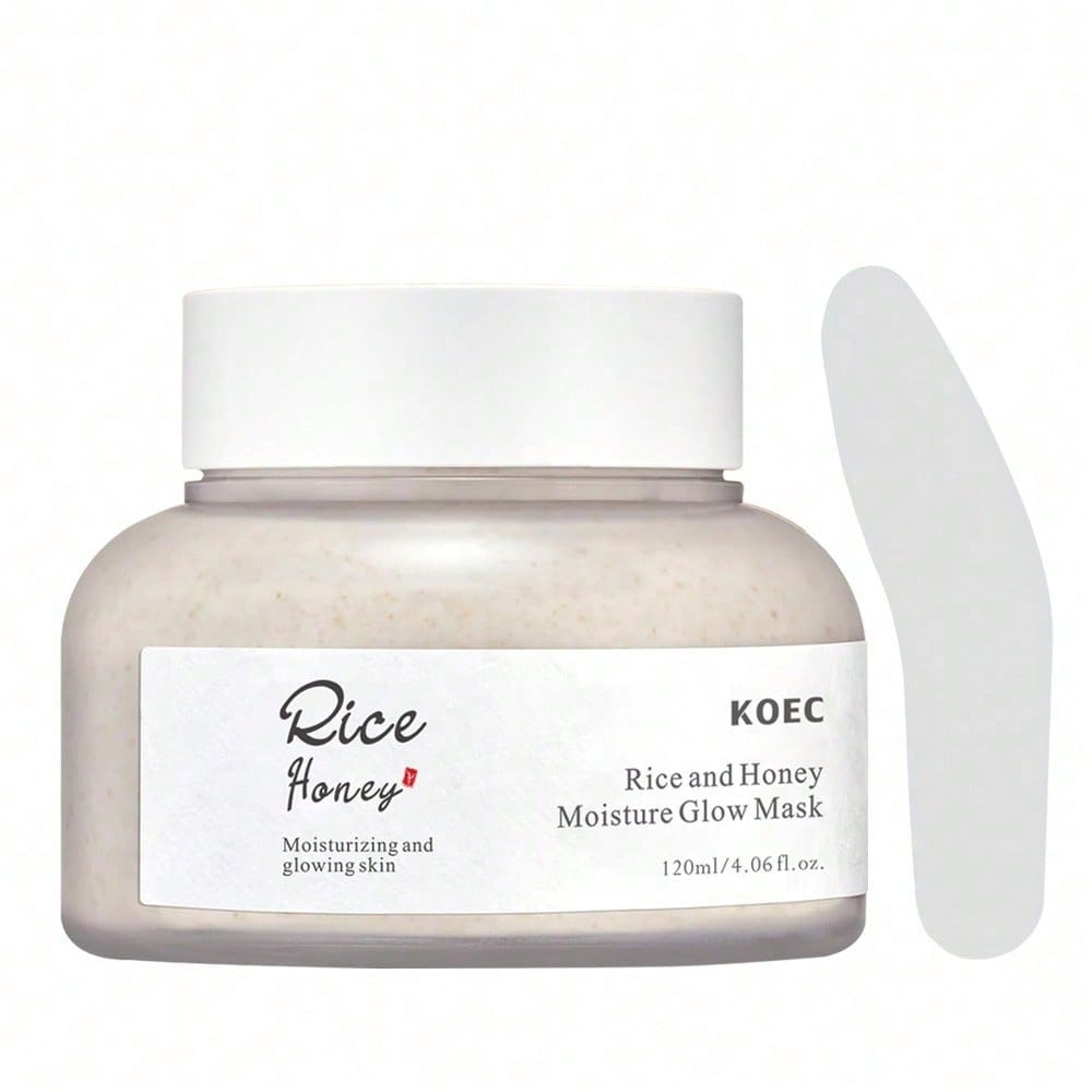 1PC Energizing Rice And Honey Glow Mask , Skin Care,Face Mask,Control Oil, Brighten Skin Tone,Face C