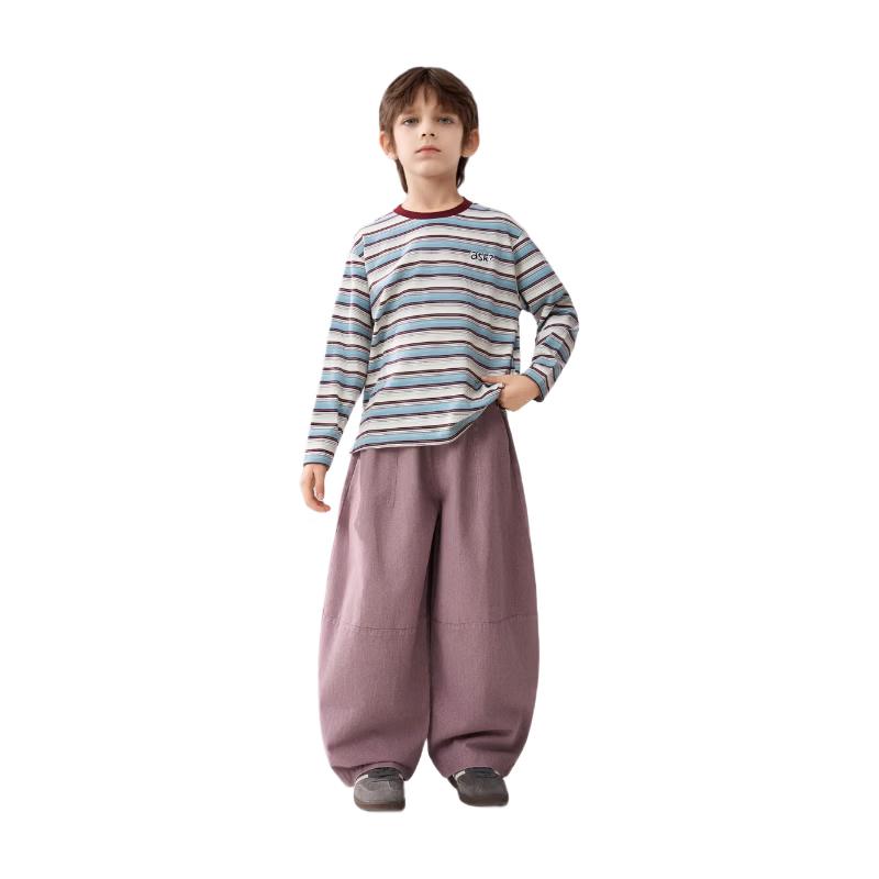 

ASK JUNIOR Boys 2026 Spring Loose Straight-Leg Casual Jeans 170